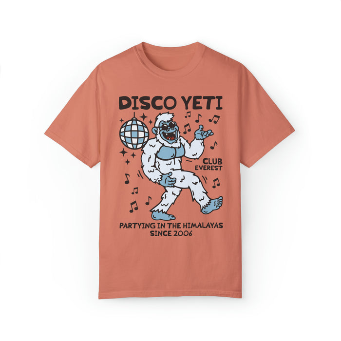 Disco Yeti Comfort Colors Unisex Garment-Dyed T-shirt