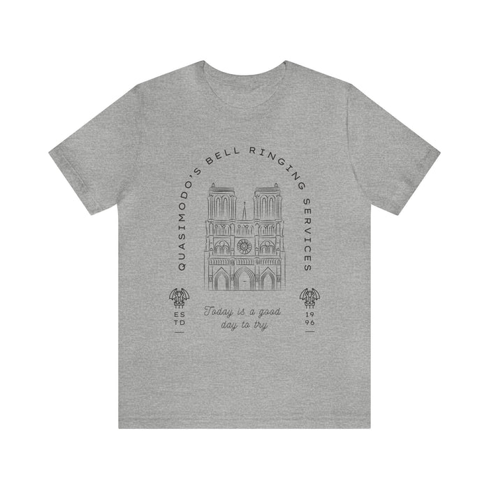 Quasimodo's Bell Ringing Services Bella Canvas Unisex Jersey Short Sleeve Tee