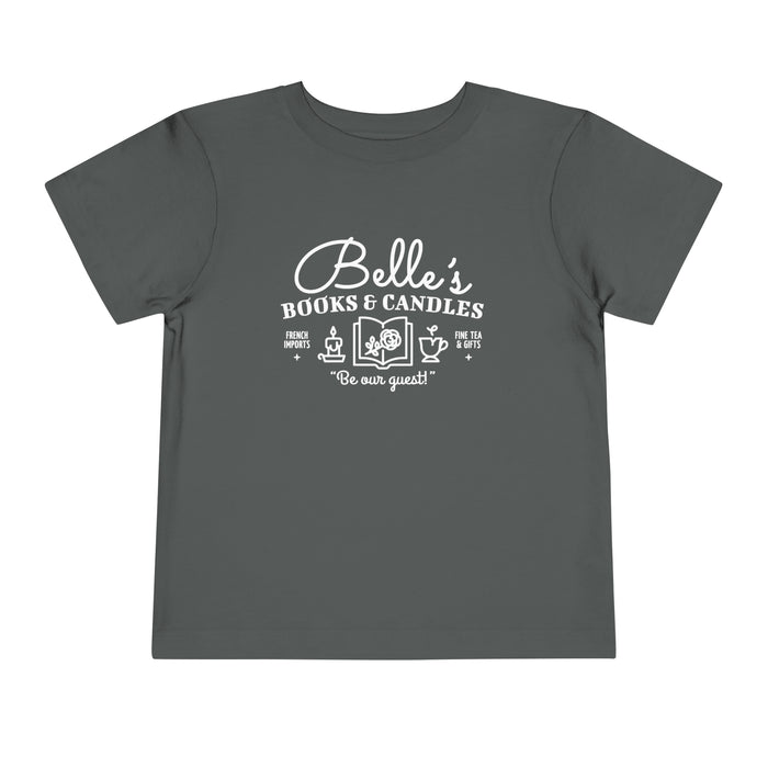 Belle's Books & Candles Bella Canvas Toddler Short Sleeve Tee