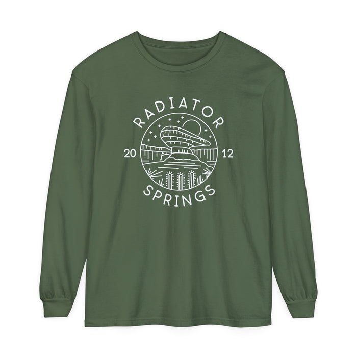 Radiator Springs Comfort Colors Unisex Garment-dyed Long Sleeve T-Shirt