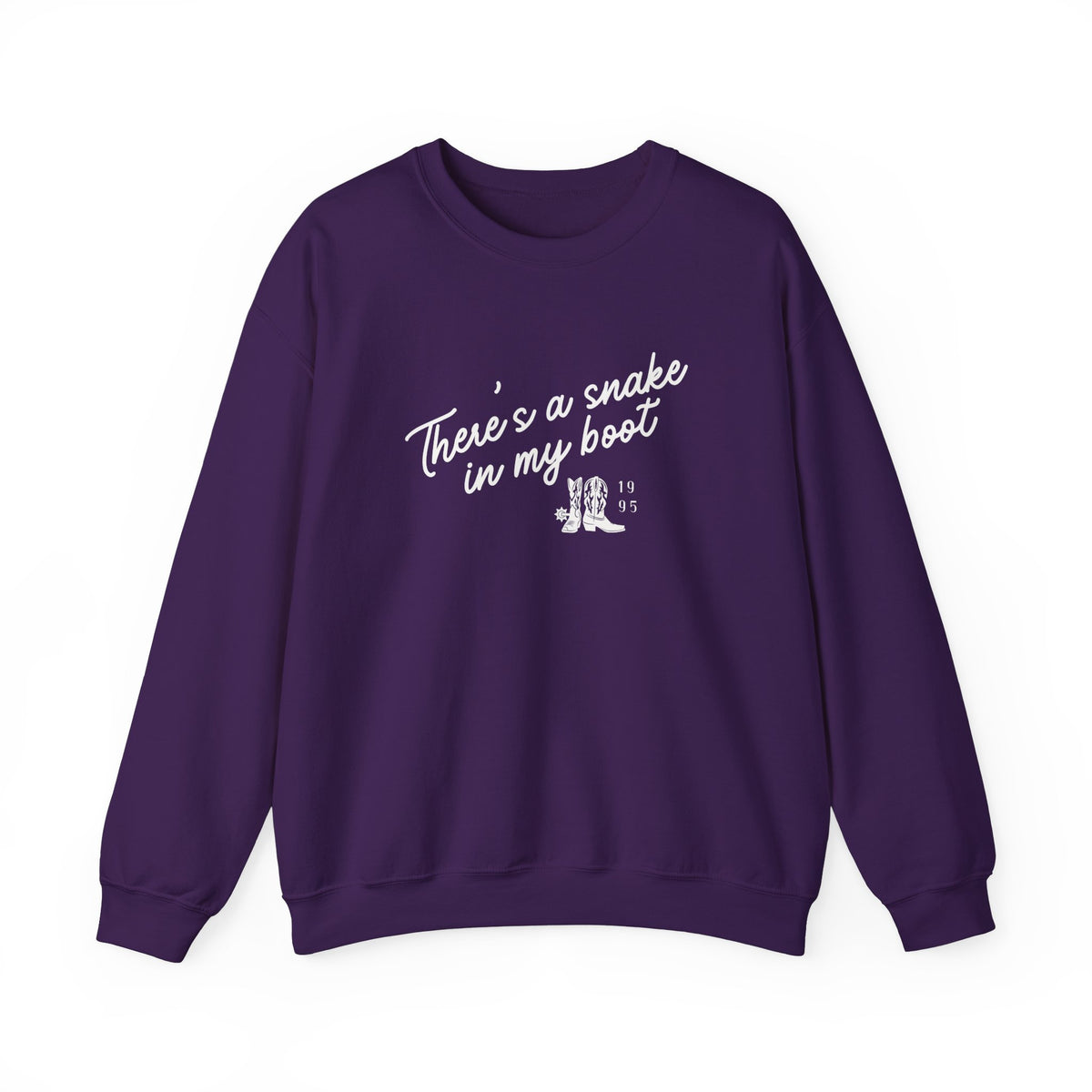 There's A Snake In My Boot Gildan Unisex Heavy Blend™ Crewneck Sweatshirt