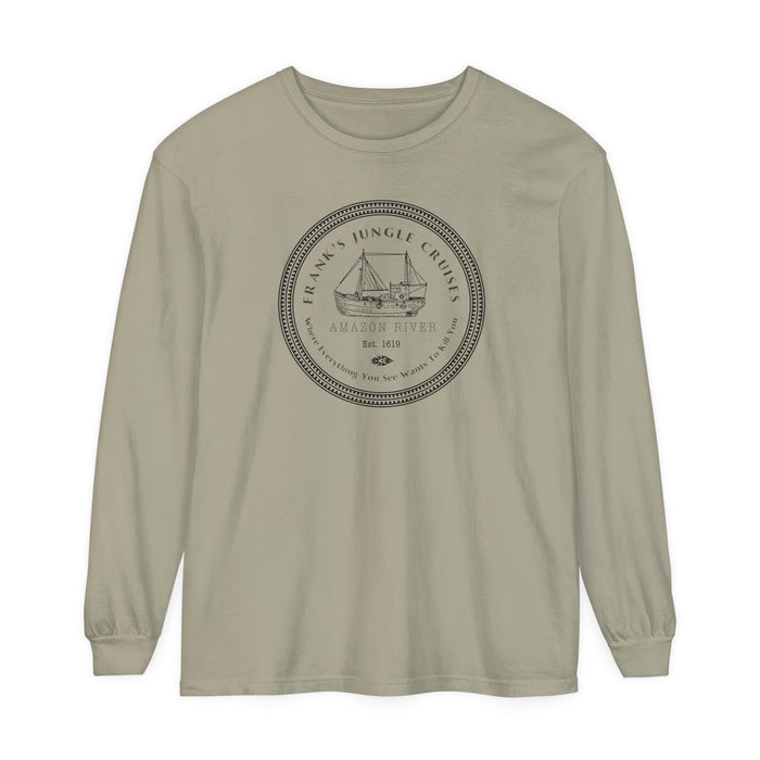 Frank's Jungle Cruise Comfort Colors Unisex Garment-dyed Long Sleeve T-Shirt