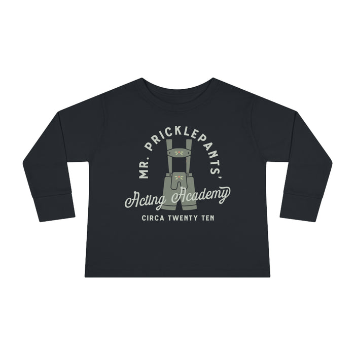 Mr. Pricklepants’ Acting Academy Rabbit Skins Toddler Long Sleeve Tee