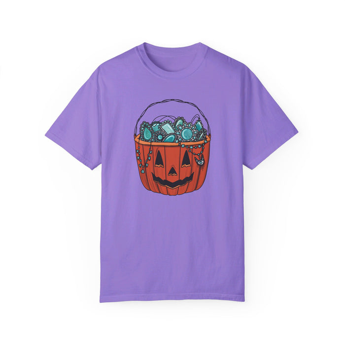 Turquoise Pumpkin Comfort Colors Unisex Garment-Dyed T-shirt