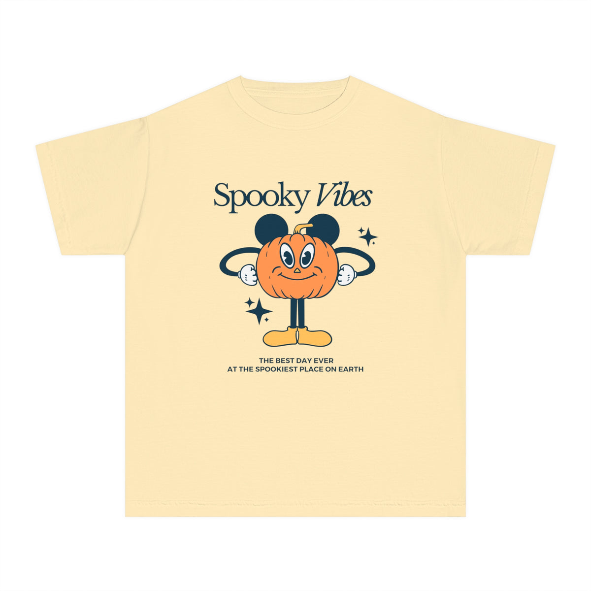 Spooky Vibes Comfort Colors Youth Midweight Tee