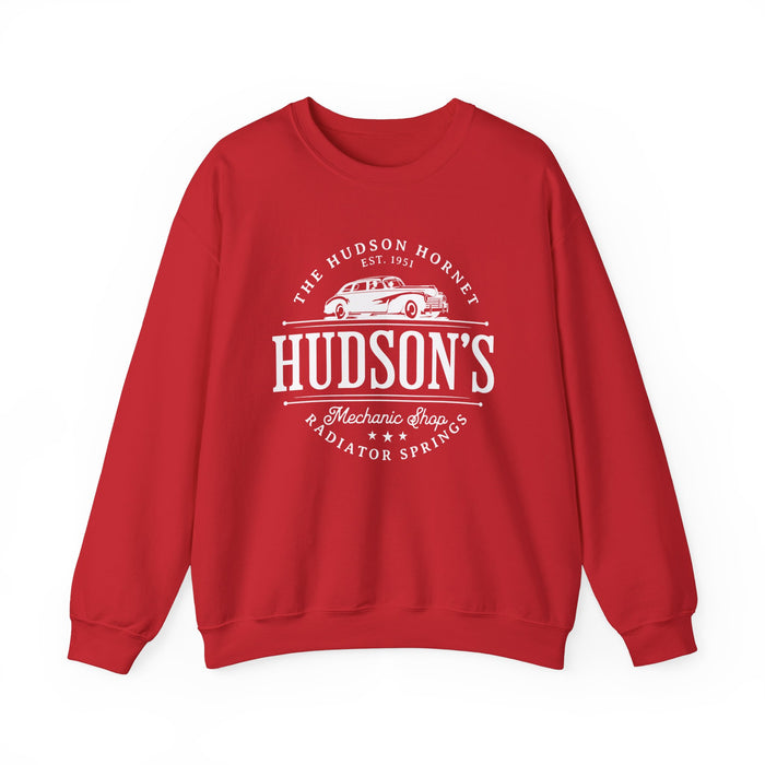 Hudson's Mechanic Shop Gildan Unisex Heavy Blend™ Crewneck Sweatshirt