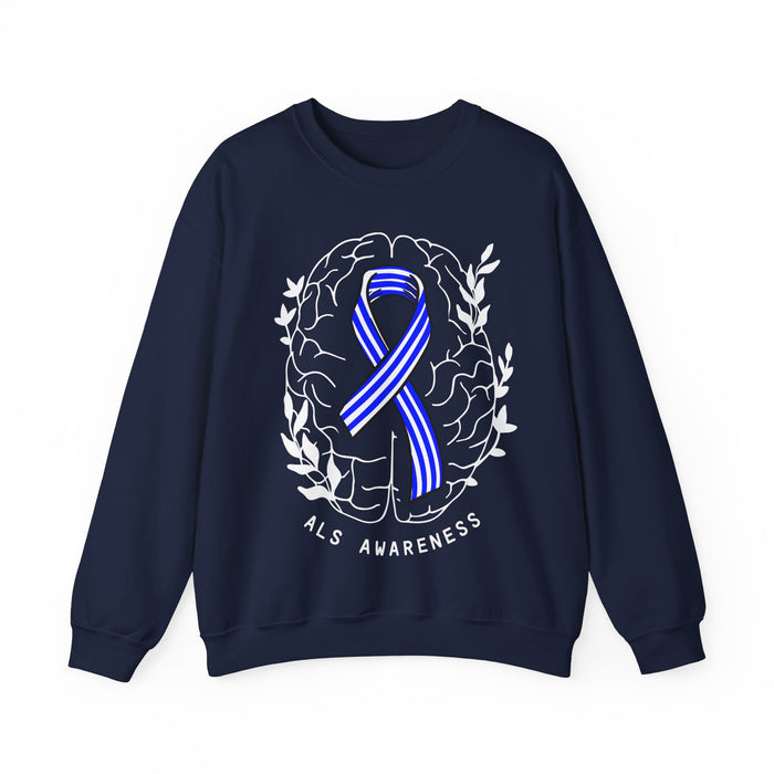 ALS Awareness Gildan Unisex Heavy Blend™ Crewneck Sweatshirt