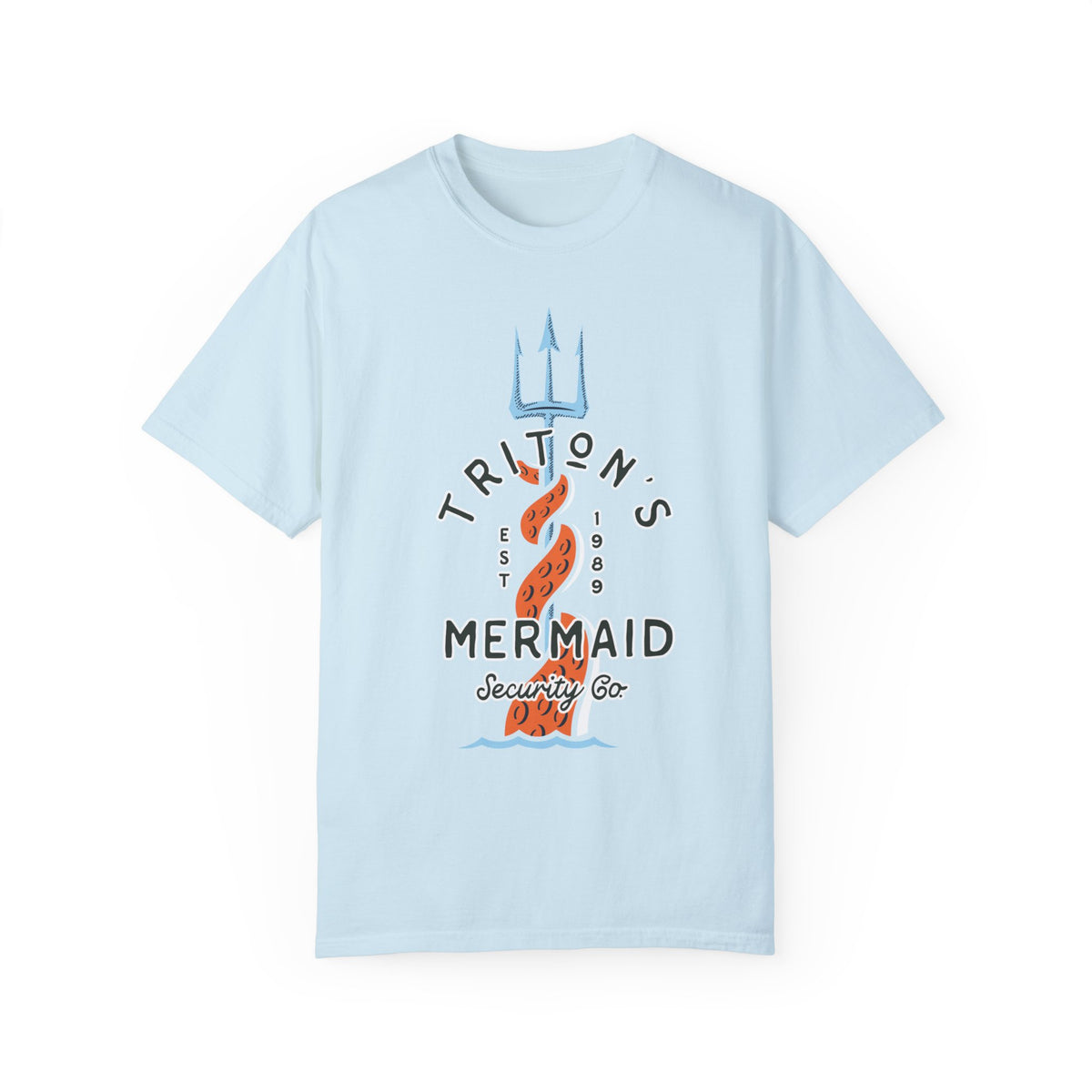 Triton's Mermaid Security Comfort Colors Unisex Garment-Dyed T-shirt
