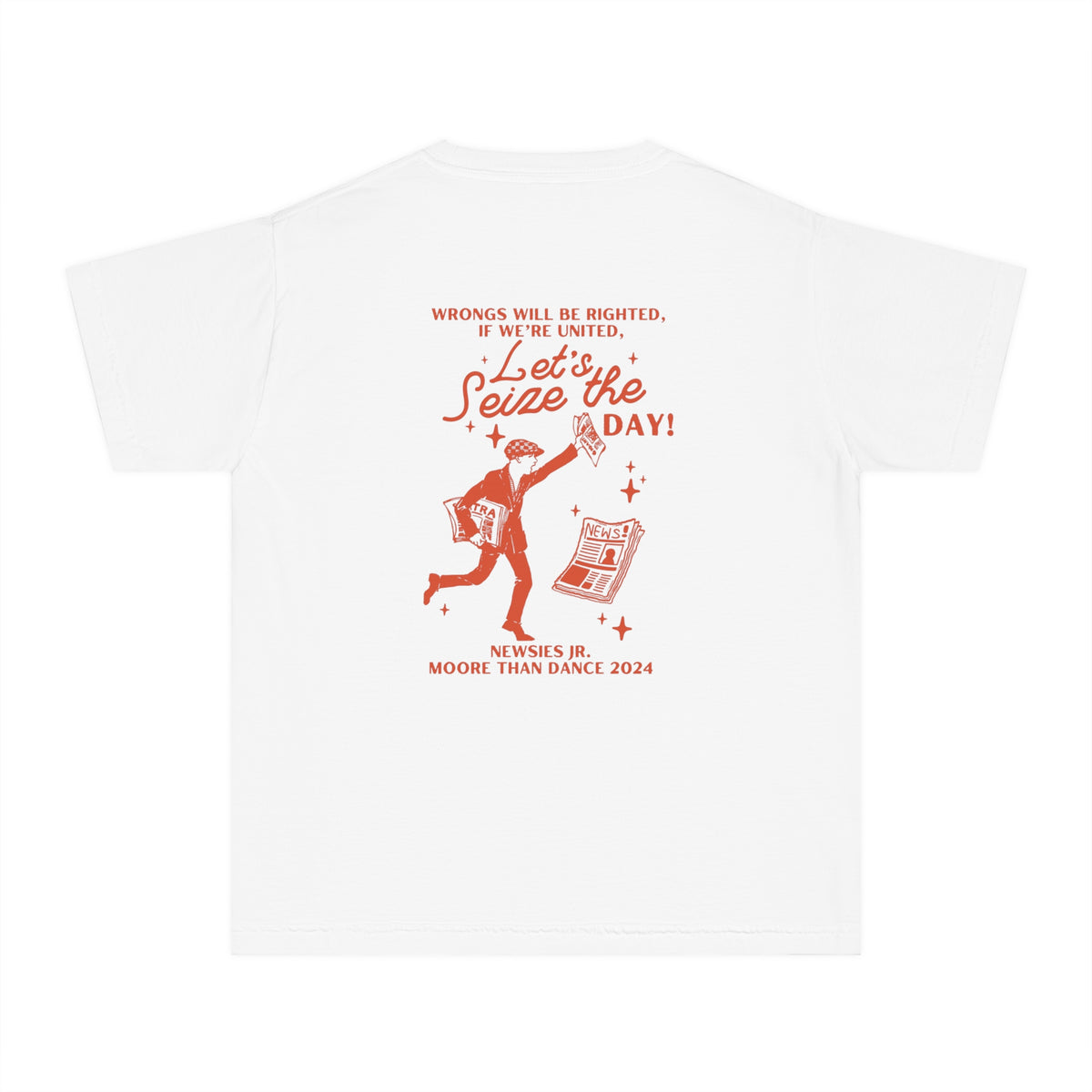 Let's Seize the Day Comfort Colors Youth Midweight Tee