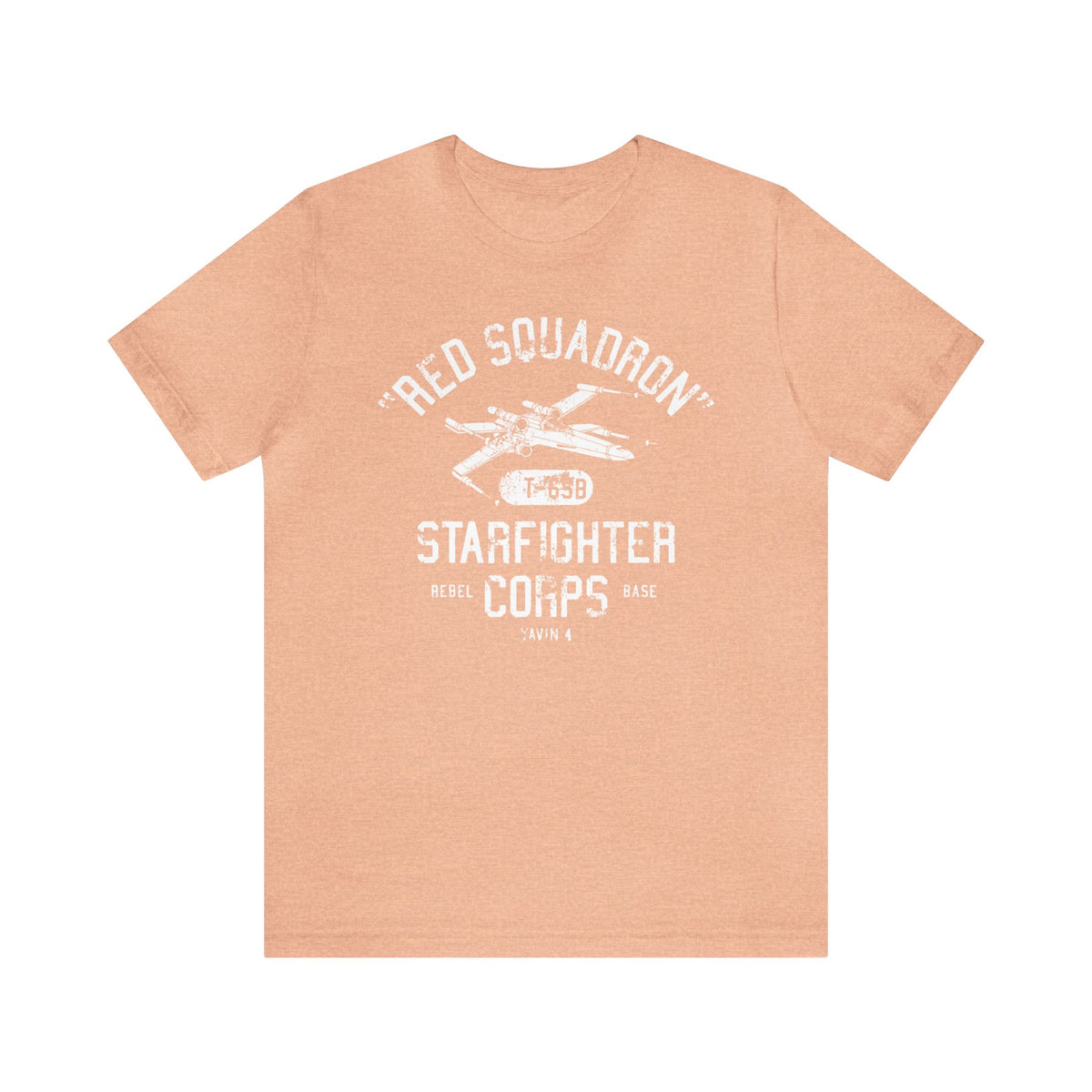 Red Squadron Starfighter Corps Bella Canvas Unisex Jersey Short Sleeve Tee