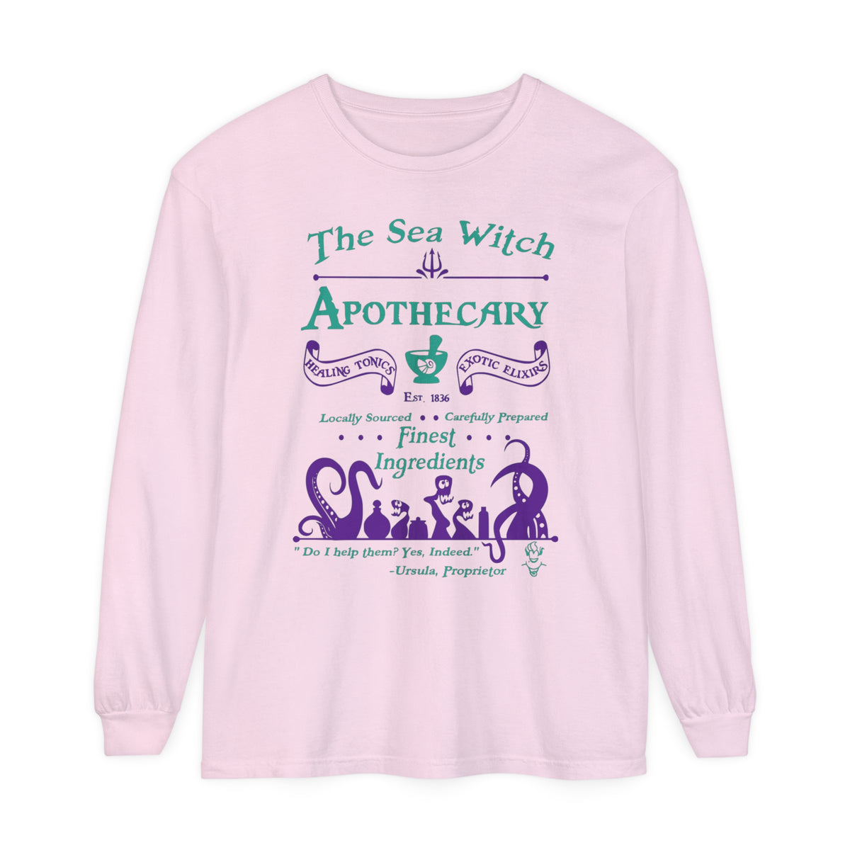 Sea Witch Apothecary Comfort Colors Unisex Garment-dyed Long Sleeve T-Shirt