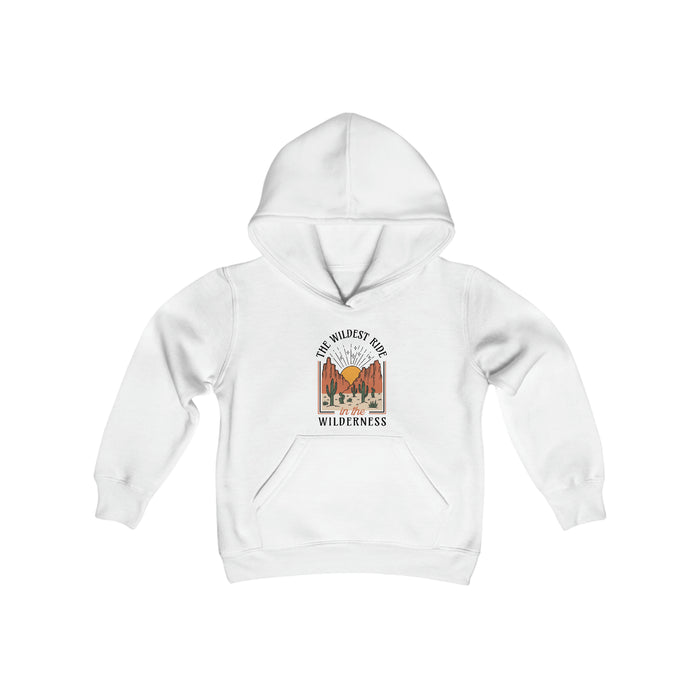 The Wildest Ride In The Wilderness Gildan Youth Heavy Blend Hooded Sweatshirt