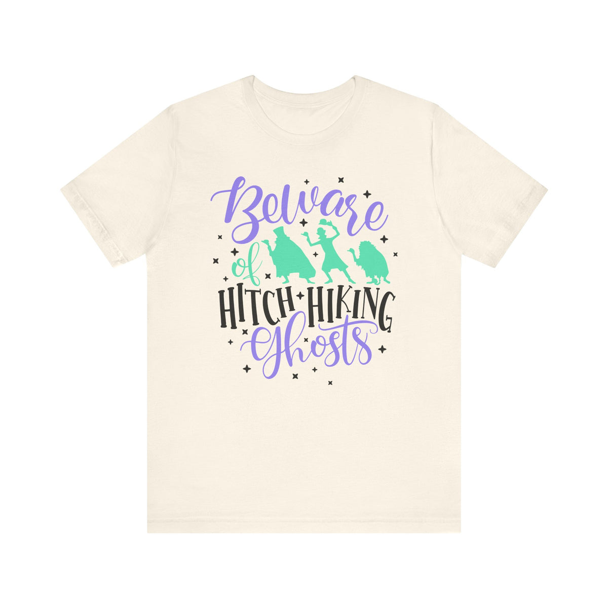 Beware of Hitchhiking Ghosts Bella Canvas Unisex Jersey Short Sleeve Tee