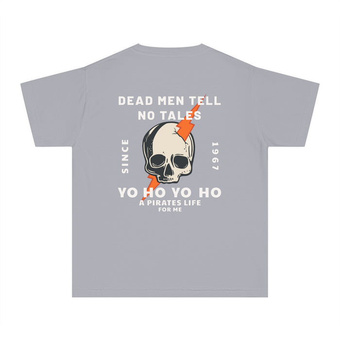 Dead Men Tell No Tales Comfort Colors Youth Midweight Tee