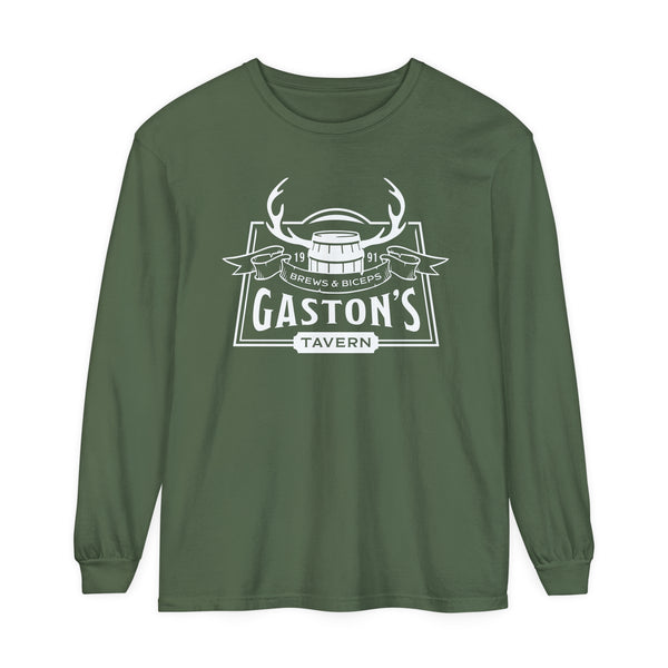 Gaston’s Tavern Comfort Colors Unisex Garment-dyed Long Sleeve T-Shirt