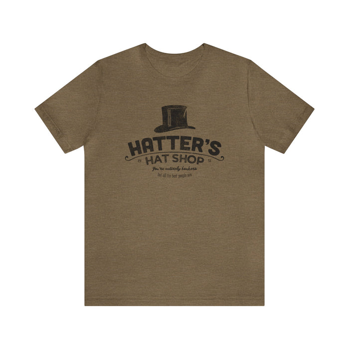 Hatter's Hat Shop Bella Canvas Unisex Jersey Short Sleeve Tee