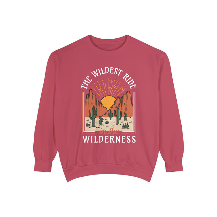 The Wildest Ride In The Wilderness Comfort Colors Unisex Garment-Dyed Sweatshirt