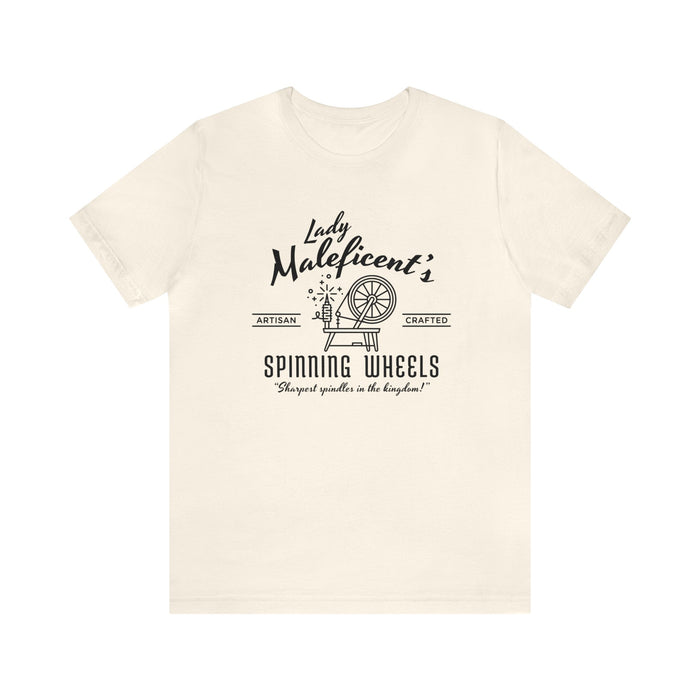 Maleficent’s Spinning Wheels Bella Canvas Unisex Jersey Short Sleeve Tee