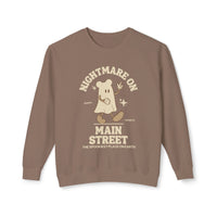 Nightmare on Main Street Unisex Lightweight Comfort Colors Crewneck Sweatshirt