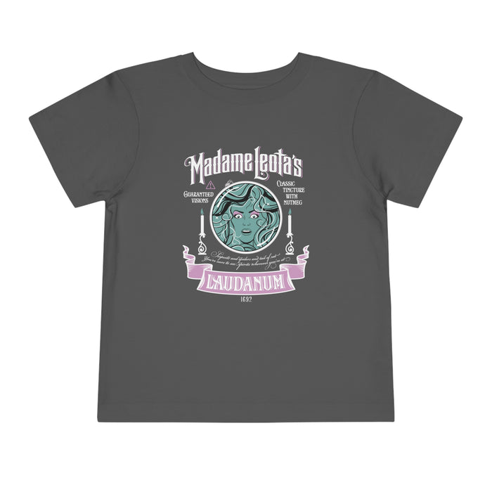 Madame Leota’s Laudanum Teal Bella Canvas Toddler Short Sleeve Tee