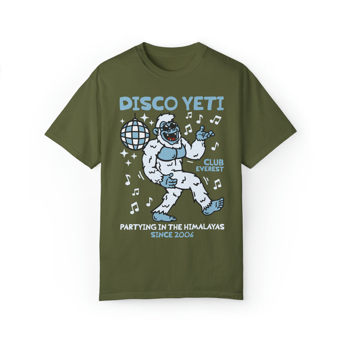 Disco Yeti Comfort Colors Unisex Garment-Dyed T-shirt