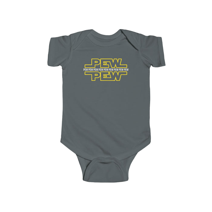 PEW PEW PEW Rabbit Skins Infant Fine Jersey Bodysuit