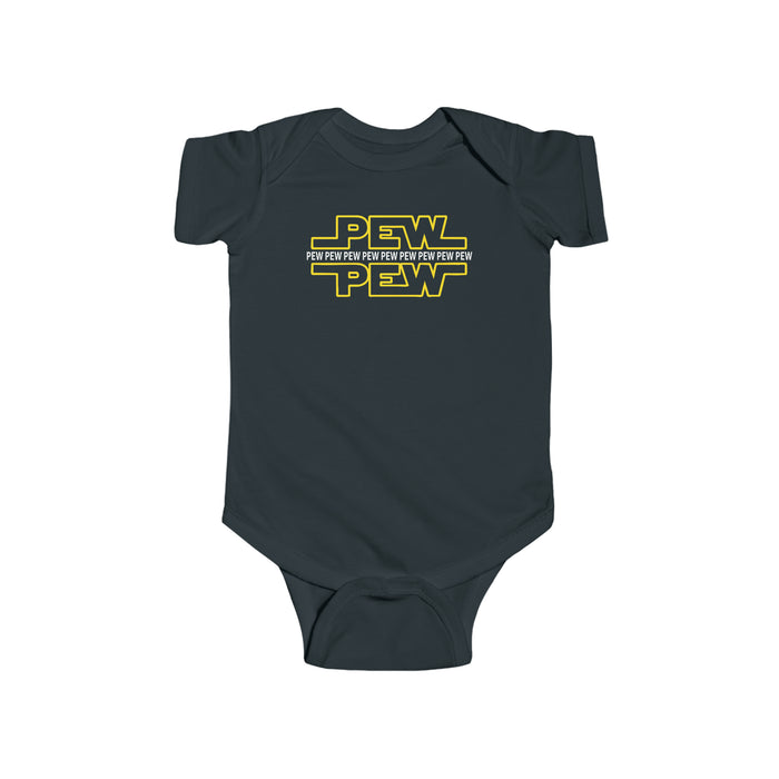 PEW PEW PEW Rabbit Skins Infant Fine Jersey Bodysuit