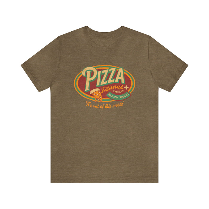 Pizza Planet Bella Canvas Unisex Jersey Short Sleeve Tee