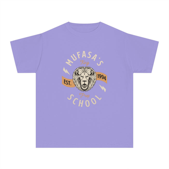 Mufasa's Prep School Comfort Colors Youth Midweight Tee