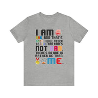 No One Else I'd Rather Be Bella Canvas Unisex Jersey Short Sleeve Tee