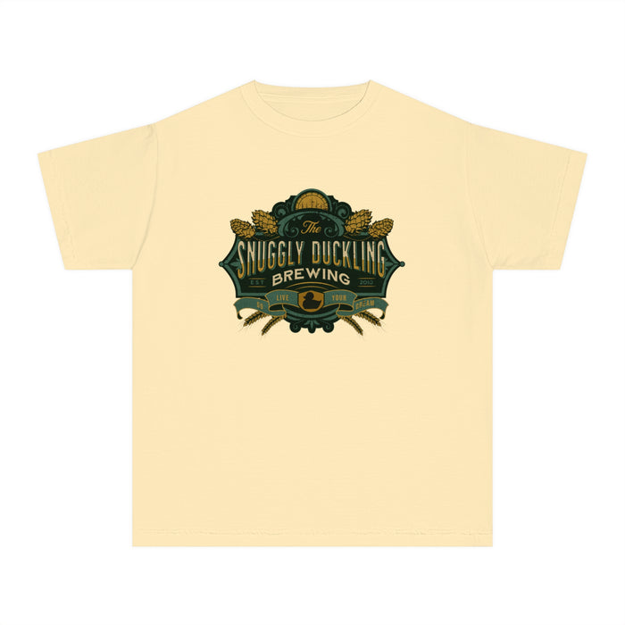 The Snuggly Duckling Brewing Comfort Colors Youth Midweight Tee