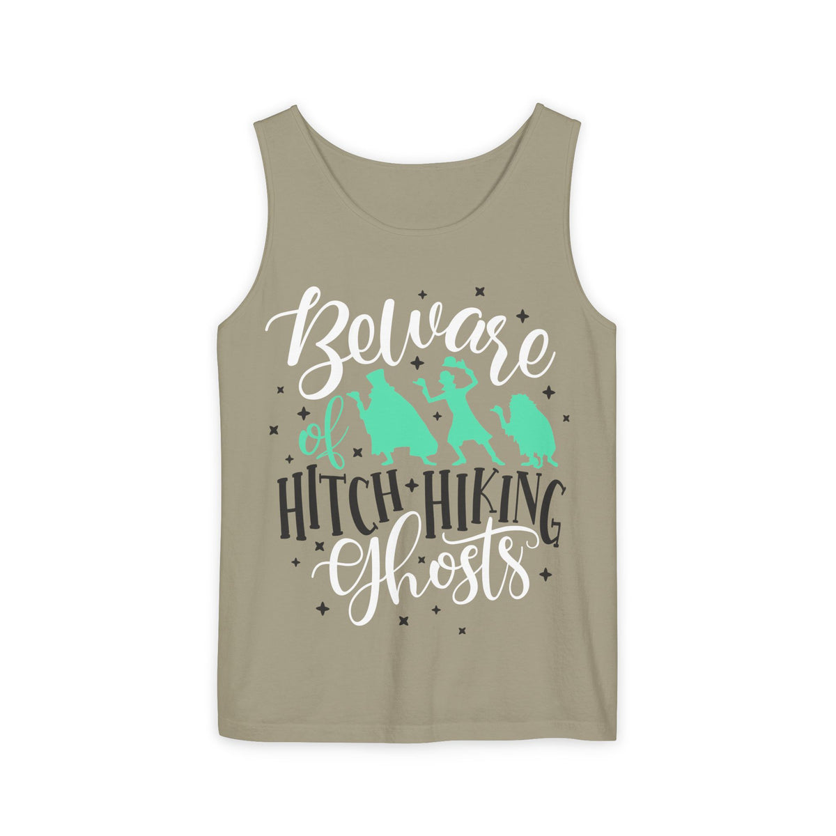 Beware of Hitchhiking Ghosts Unisex Comfort Colors Garment-Dyed Tank Top