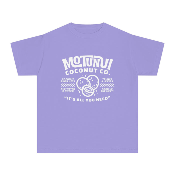 Motunui Coconut Company Comfort Colors Youth Midweight Tee