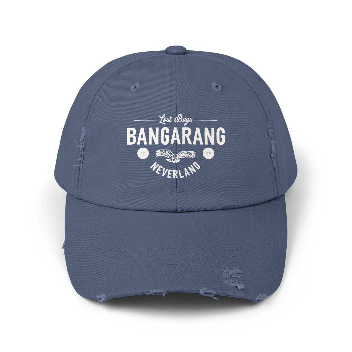 Bangarang Embroidered Unisex Distressed Cap