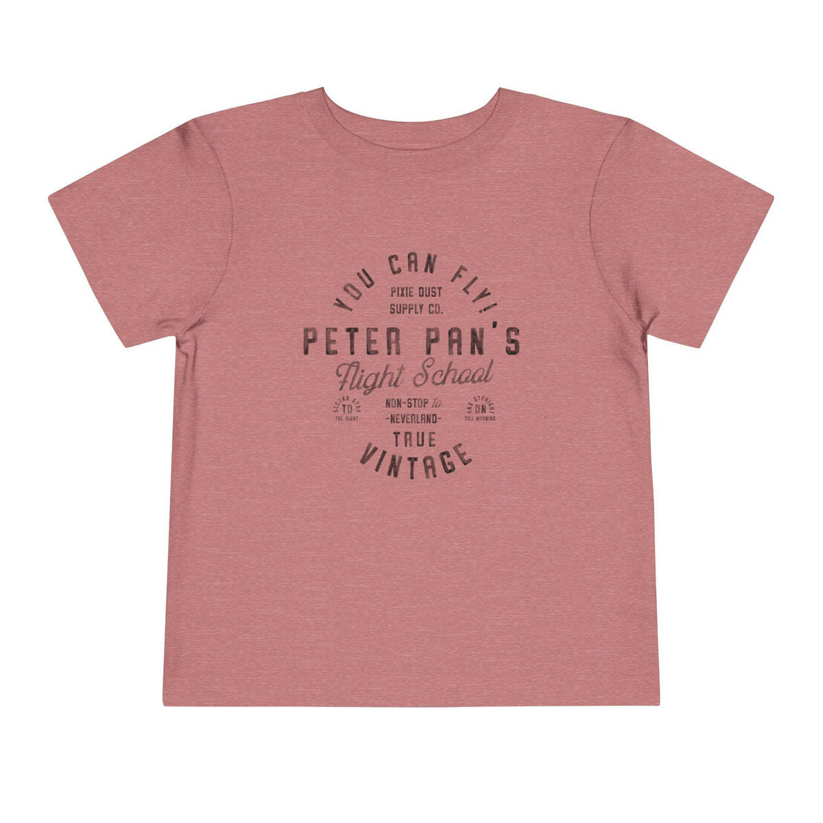 Pan's Flight School Bella Canvas Toddler Short Sleeve Tee