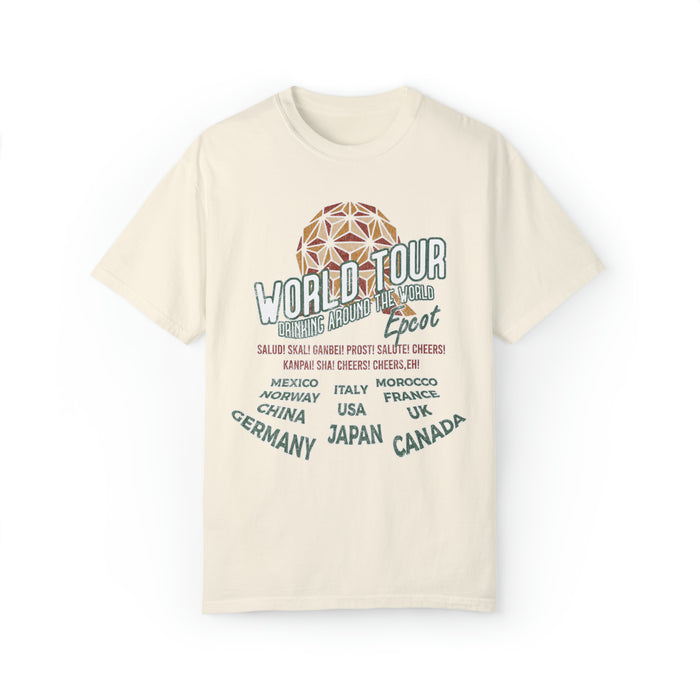 World Tour Comfort Colors Unisex Garment-Dyed T-shirt