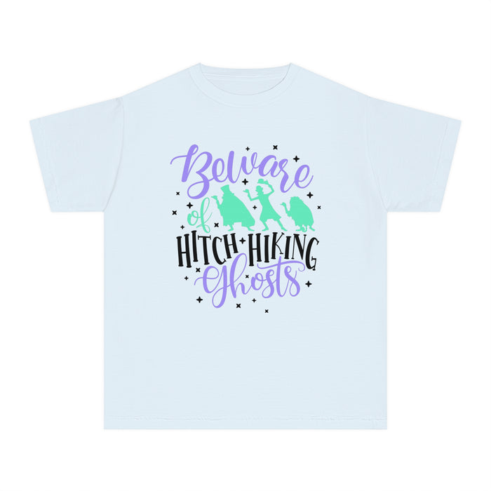 Beware of Hitchhiking Ghosts Comfort Colors Youth Midweight Tee