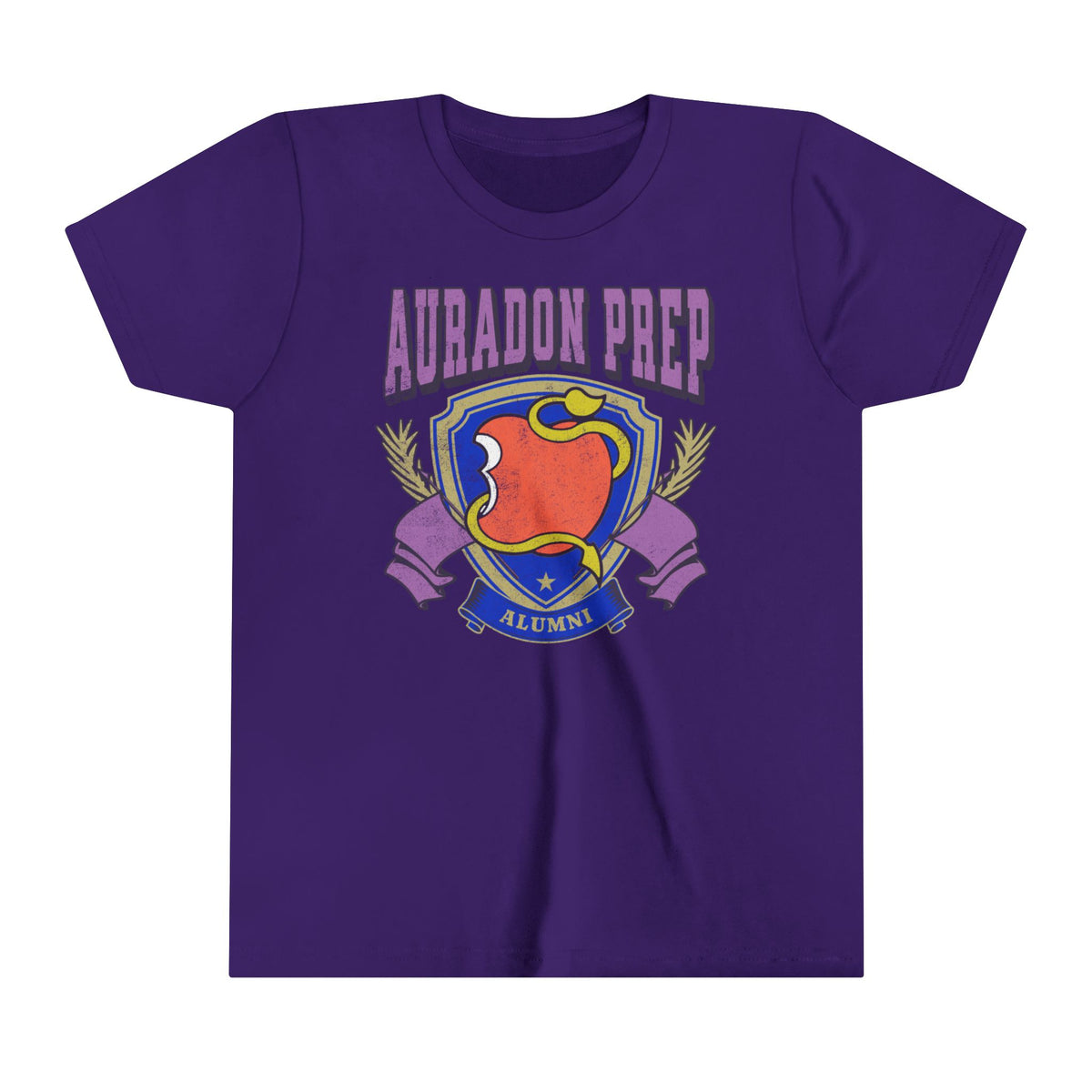 Auradon Prep Alumni Bella Canvas Youth Short Sleeve Tee