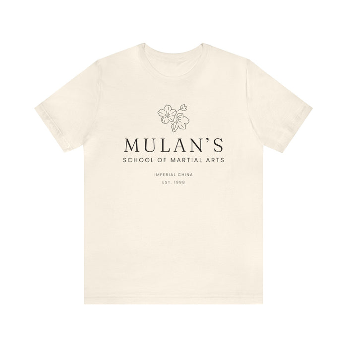 Mulan's School of Martial Arts Bella Canvas Unisex Jersey Short Sleeve Tee