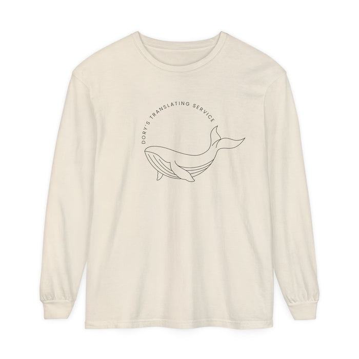 Dory's Translating Service Comfort Colors Unisex Garment-dyed Long Sleeve T-Shirt