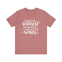 Think of the Happiest Things Bella Canvas Unisex Jersey Short Sleeve Tee