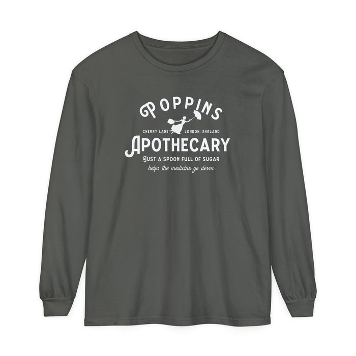 Poppins Apothecary Comfort Colors Unisex Garment-dyed Long Sleeve T-Shirt