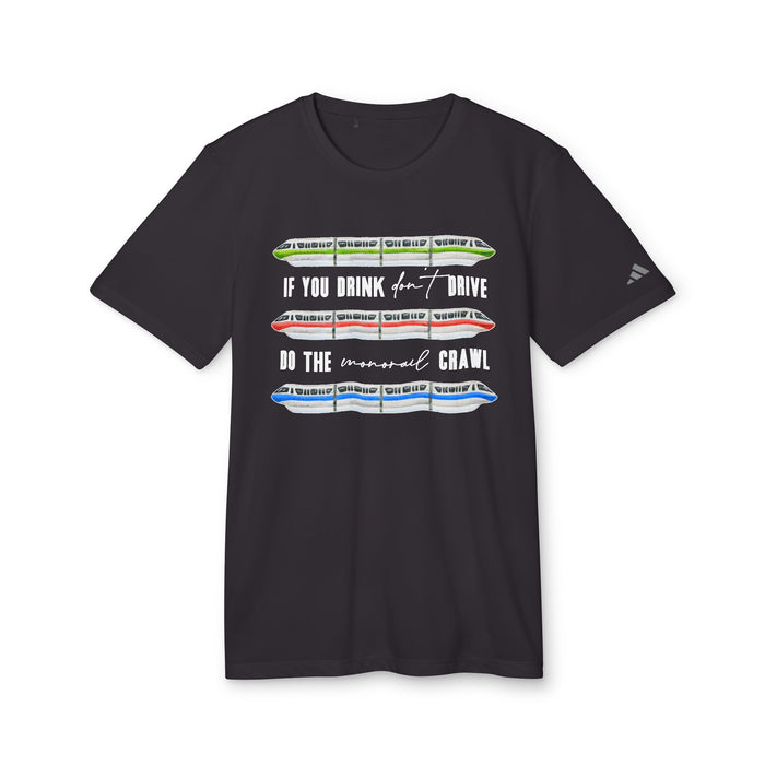 Monorail Crawl Adidas® Unisex Sport T-shirt