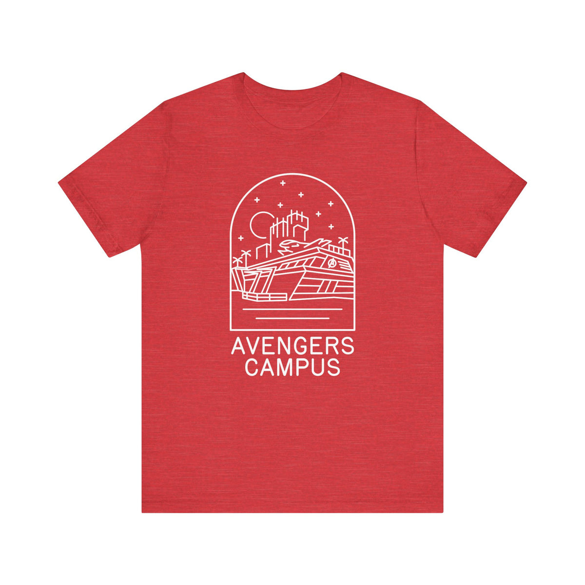 Avengers Campus Bella Canvas Unisex Jersey Short Sleeve Tee