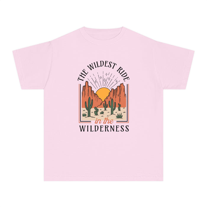 The Wildest Ride In The Wilderness Comfort Colors Youth Midweight Tee