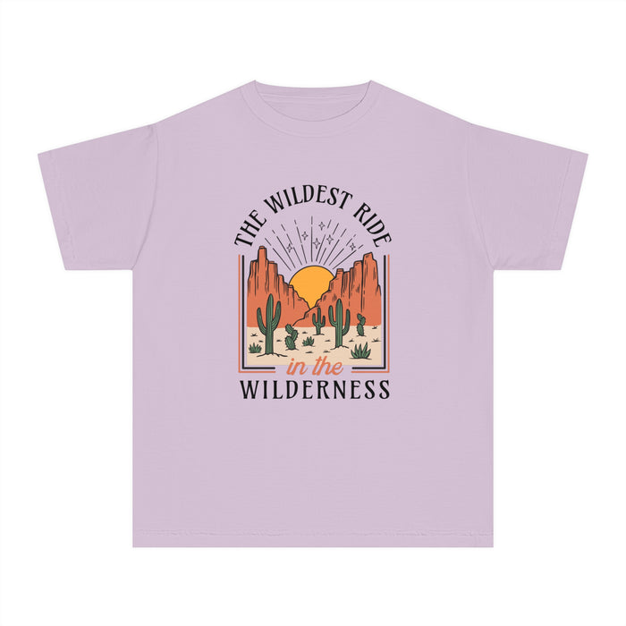 The Wildest Ride In The Wilderness Comfort Colors Youth Midweight Tee