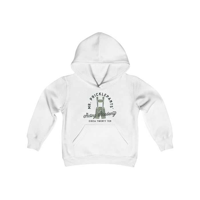 Mr. Pricklepants’ Acting Academy Gildan Youth Heavy Blend Hooded Sweatshirt