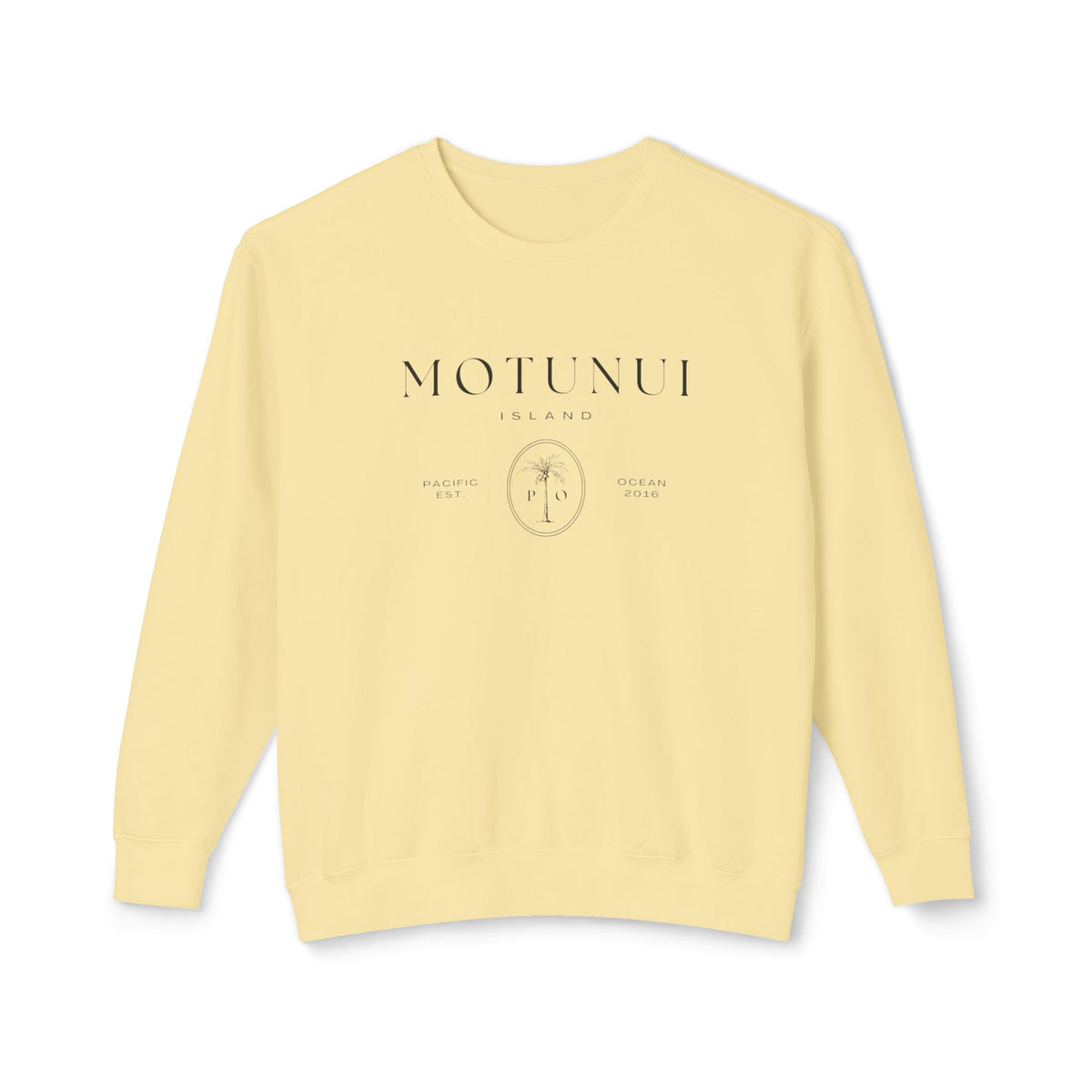 Motunui Island  Unisex Lightweight Comfort Colors Crewneck Sweatshirt