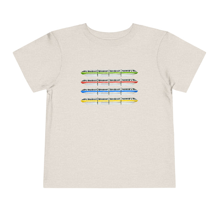 Monorails Bella Canvas Toddler Short Sleeve Tee