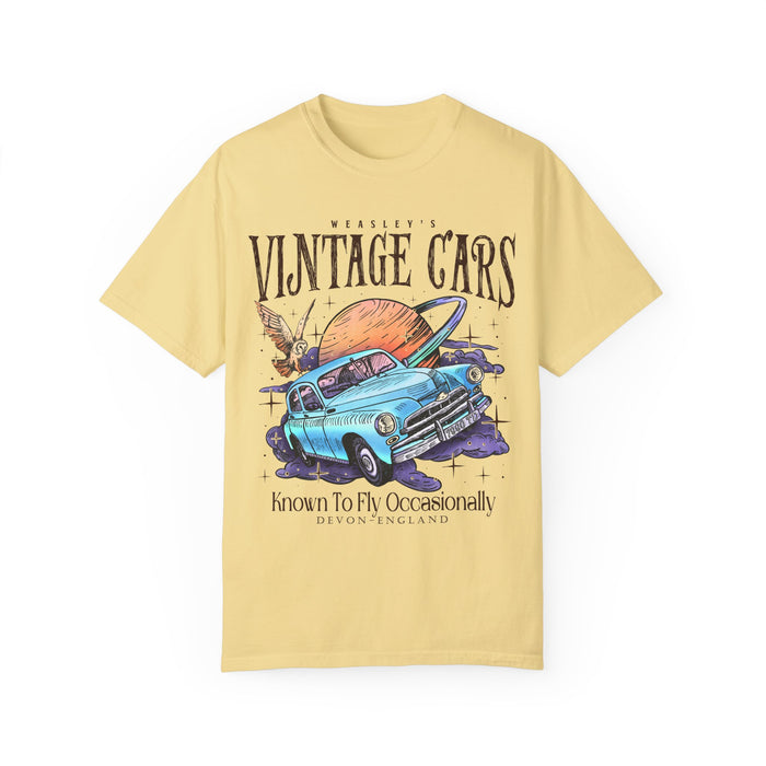 Weasley's Vintage Cars Comfort Colors Unisex Garment-Dyed T-shirt